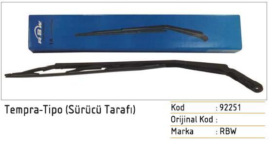 SİLECEK SÜPÜRGESİ (AD) FIAT TEMPRA SOL  (L)