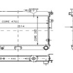 RADYATÖR FIAT DKŞ SAHIN-KARTAL-DOGAN YM. 131  2 SIRA MEKANİK ALÜMİNYUM (1 AD )