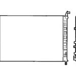 RADYATÖR FIAT PALIO 1.2 CC/ALBEA 1.4 CC 2 SIRA AL+PL SİSTEM (1 AD )