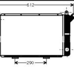 BAKIR RADYATÖR RENAULT R12 TL/TX/STW TOROS 3 SIRA PS SİSTEM (1 AD )
