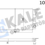 BAKIR RADYATÖR RENAULT R12 TL/TX/STW TOROS 2 SIRA PA SİSTEM (1 AD )