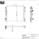 RADYATÖR RENAULT CLIO II/KANGOO DACIA LOGAN 1.5DCI 1.2İ 16V 2 SIRA AL+PL KLİMALI MÜŞÜRSÜZ (1 AD )