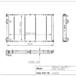BAKIR RADYATÖR RENAULT MASTER 2.5 TDİ 2 SIRA CU+PL SİSTEM (1 AD )