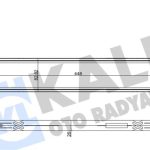 RADYATÖR RENAULT CAPTUR CLIO V 1.5DCI (LT  ARA SOĞUTUCU) (1 AD )