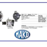 ALTERNATÖR A115I.14V/105A FORD TRANSIT (2002 MODEL ) V184 (1 AD )