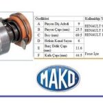 MARŞ DİŞLİSİ ANADOL 1600 - FORD TAUNUS (1 AD )