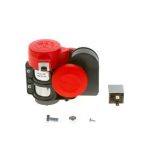 FERRARİ KORNA 24V ÇİFT TONLU, KOMPRESÖRLÜ, 520/660 HZ,  115DB(A)  , RÖLELİ (1 AD )