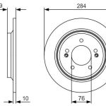 FREN DİSKİ ARKA HYUNDAI  BEIJING, GRANDEUR;  KIA CEED DONGFENG YUEDA (2 AD )