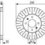 FREN DISKI ÖN HYUNDAI ACCENT BLUE 1.4 1.6CRDI 2011> KIA RIO 1.2 1.4 1.4CRDI 2011> (2 AD )