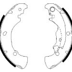 F026004560 ARKA PABUÇ BALATA FIAT BRAVO BRAVO 1.2 1.6 1.8 1.9JTD (95-01) MAREA 1.4 1.6 1.8 1.9JTD (1 TK )