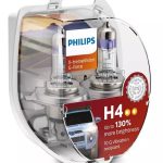 AMPUL H4 12V 60/55W + %130 FAZLA IŞIK  (SARSINTIYA DAYANIKLI)X-Treme Vision G-FORCE (1 AD )