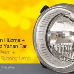FAR  ÇAP 130 UZUN+DRL, H1 P21W UZUN HÜZME FAR FORD CARGO GÜNDÜZ FARLI (1 AD )