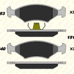 FREN BALATA ÖN FORD FIESTAI,II,III,IV 1,6-1,8D-ESCORT III,IV, KIA SEPHIA 1.6-1.8- MAZDA 121 1,3-1,8 (1 TK )