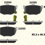 FREN BALATA ARKA KIA CERATO- HYUNDAI COUPE, ELANTRA, LANTRA I,II- NISSAN MAXIMA II (1 TK )