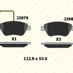 FREN BALATA ÖN  FIAT  DOBLO FIORINO  LINEA ALBEA  TEK FİŞLİ (1 TK )