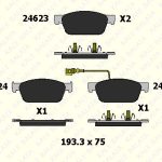 FREN BALATA ÖN VW MULTİVAN V, VI, TRANSPORTER T5, T6 (1 TK )