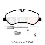 ÖN - İKAZ KABLOLU ÇİFT FİŞLİ BALATA FORD TOURNEO CUSTOM TRANSİT CUSTOM 2.2 (12-) TRANSİT 2.2 (14-) (1 TK )