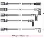 BUJİ ve BOBİN KABLOSU FIAT TEMPRA  1.4 TIPO 1.4 87-93 (BOBİN KAB. UZUN) (1 TK )