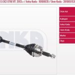 AKS KOMPLE SAĞ 1.2 TCE-1.5 DCİ OTM.VİT. 2013=> YENİ RENAULT CAPTUR (1 AD )