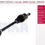 AKS KOMPLE SAĞ 1.5 DCİ 2012=> DACIA SANDERO II STEPWAY (1 AD )