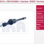 AKS KOMPLE SAĞ 1.5 DCİ 4×2-1.6 16V 10=> (İNCE RULMANLI )  YENİ DACIA DUSTER (1 AD )