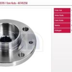 ÖN TEKER PORYASI 1.9 JTD FIAT DOBLO 00-10 (1 AD )