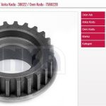 KRANK DİŞLİSİ FIAT TEMPRA/TIPO/UNO/SLX (1 AD )