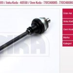 AKS KOMPLE SAĞ-SOL ( 10100001) RENAULT R12  (1 AD )