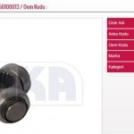 AKS MAFSALI 1.5 DCİ 12=> ) (22 DİŞ ) RENAULT SYMBOL IV (1 AD )