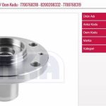 ÖN TEKER PORYASI RENAULT R19 / R21 (1 AD )