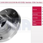 ÖN TEKER PORYASI 2.0-2.0 16V (96=>03) (23 DİŞ) RENAULT MEGANE I SCENIC DACIA LOGAN (1 AD )