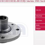 ÖN TEKER PORYASI 1.4-1.4 16V-1.6-1.6 16V-1.5 DCİ-1.9 DCİ (02=>09) (23 DİŞ) RENAULT MEGANE II (1 AD )