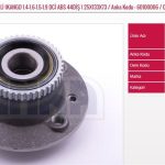 ARKA TEKER PORYASI RULM. 4 BİJ. ABSLİ 1.4-1.6-1.5-1.9 DCİ ABS 44DİŞ ) (25X133X73) RENAULT KANGOO (1 AD )