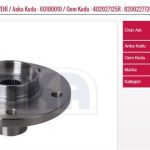 ÖN TEKER PORYA 1.9-2.0-2.5 DCİ- 01=> YENİ RENAULT TRAFIC II (1 AD )