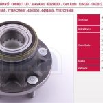 ARKA TEKER PORYASI 5 BİJ. ABSLİ 1.8 )(37X136X100) FORD TRANSIT CONNECT (1 AD )