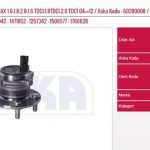 ARKA PORYA 5 BİJ. ABSLİ 1.6-1.8-2.0-1.6 TDCI-1.8TDCİ-2.0 TDCİ 04=>12 YENİ FORD FOCUS II CMAX (1 AD )