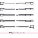 BUJİ ve BOBİN KABLOSU RENAULT R12 L-TL-TSW 1.3 1971-99 (1 TK )