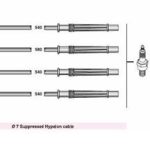 BUJİ KABLOSU 16V DACIA 1.2  LOGAN SANDERO RENAULT 1.2 CLIO III IV MODUS 08- TWINGO 04- THALIA (1 TK )