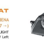 FAR SOL MOTORLU FIAT ALBEA SOLE-2005-2007- İÇİ SİYAH (KOLİ AD 4) (1 AD )