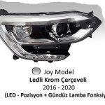 FAR MOTORLU SAĞ RENAULT MEGANE IV 2017- JOY MODEL LEDLİ KROM ÇERÇEVELİ      (1 AD )