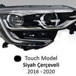 FAR MOTORLU SAĞ RENAULT MEGANE IV 2017- TOUCH MODEL SİYAH ÇERÇEVELİ (1 AD )