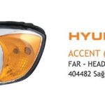 FAR SAĞ MOTORSUZ HYUNDAI ACCENT (2003-04) SARI SİNYALLİ (1 AD )