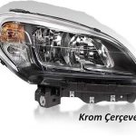 FAR MOTORLU KROM ÇERÇEVELİ SOL FIAT DOBLO (2015? ) (1 AD )