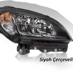 FAR MOTORLU SİYAH ÇERÇEVELİ SOL FIAT DOBLO (2015? ) (1 AD )