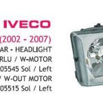 FAR SAĞ MOTORSUZ IVECO DAILY (2002-2007) (1 AD )