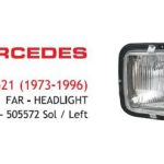 FAR SOL MERCEDES 2517-2521 KAMYON (1973-1996) E-BELGELİ (1 AD )