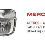 FAR SAĞ MERCEDES ACTROS -AXOR (04) E-BELGELİ (1 AD )