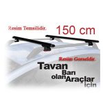 CARUB BAGAJ SÖRF ARA BAR TAVAN 150CM SİYAH  2Lİ (1 TK )