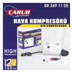 12V HAVA KOMPRESÖRÜ YASSI BEYAZ (1 AD )