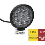 LED ÇALIŞMA LAMBASI 10-30V 27W 9 LED YUVARLAK (1 AD )
